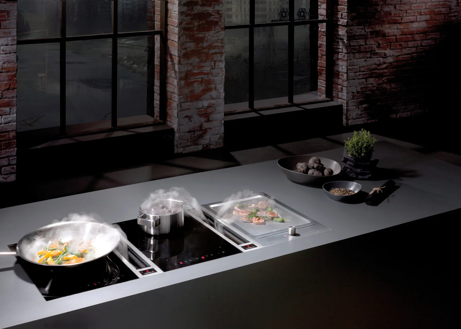 Bora – Küchen in der Ausstellung