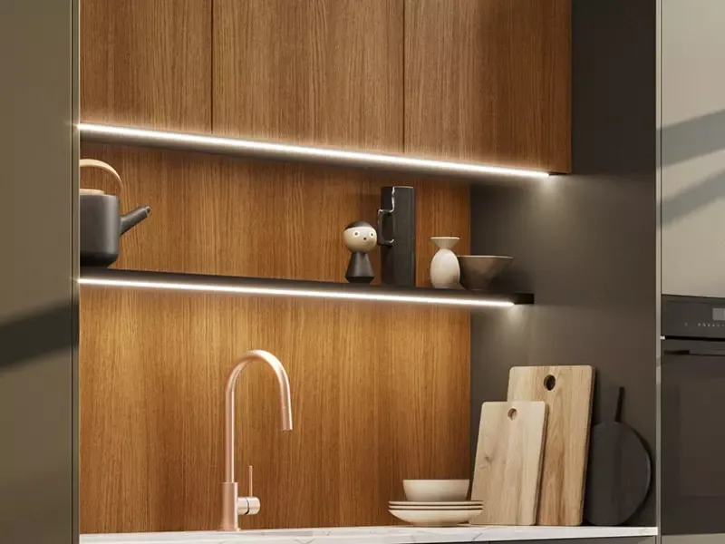 Nischengestaltung mit Manila LED-Beleuchtung