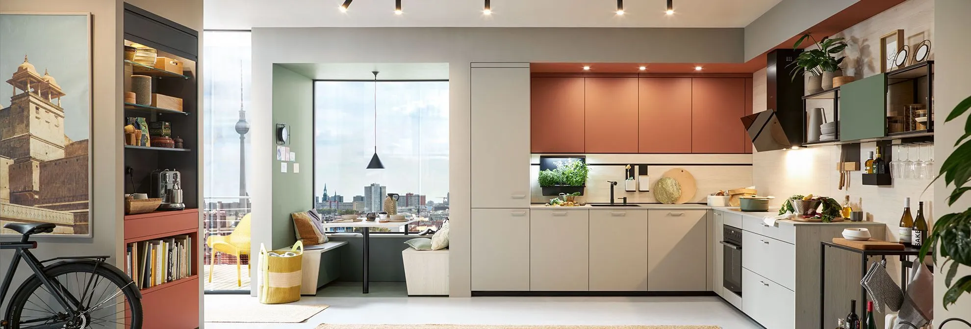 schüller MATERA – Zweite Hauptansicht mit Essecke