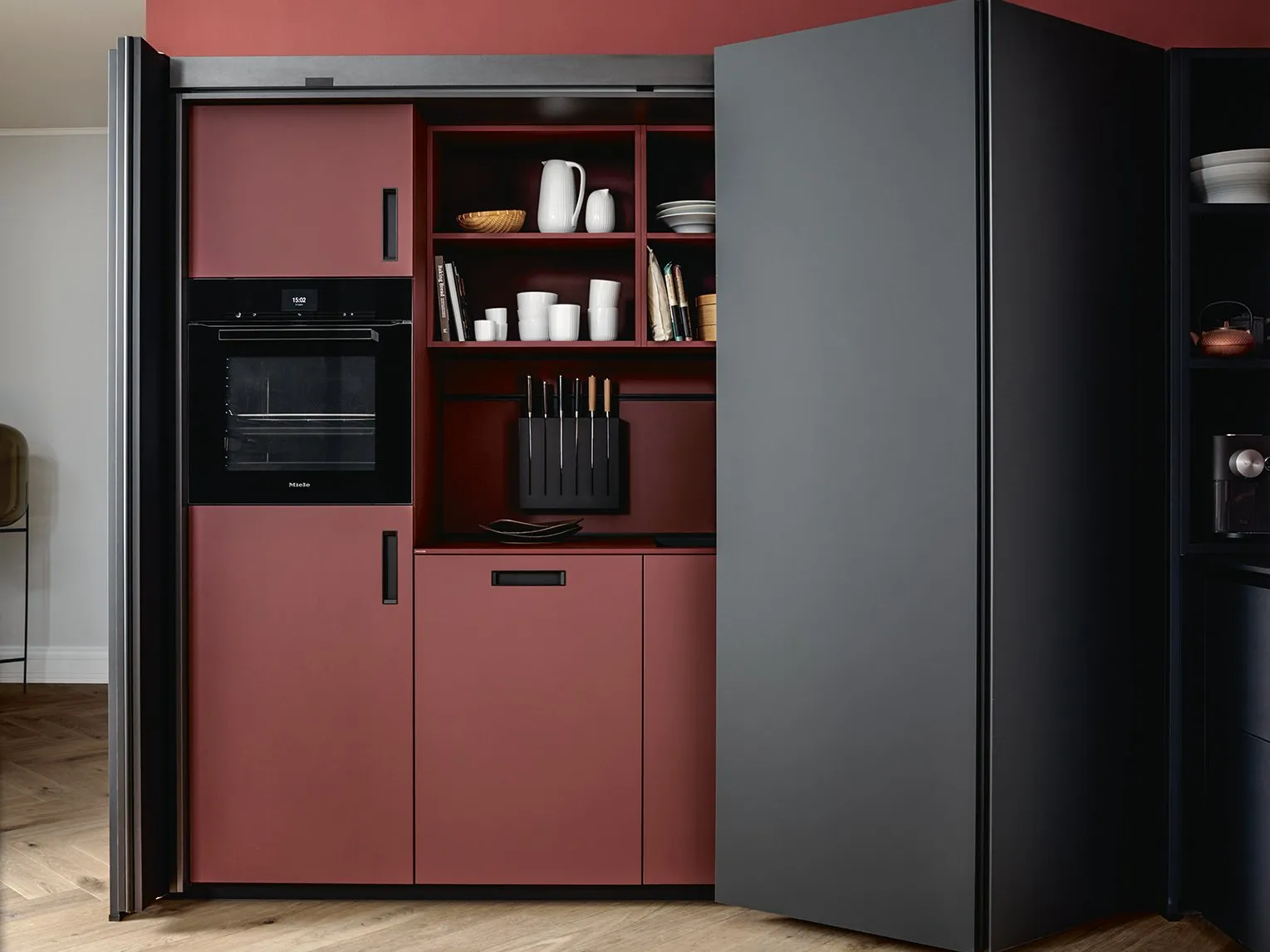 nx510 – Pocketsystem mit Indischrot-Akzent