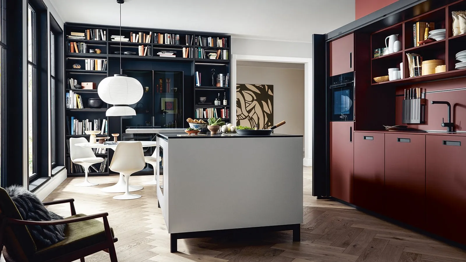 nx510 – Küche mit Insel, weitere Ansicht