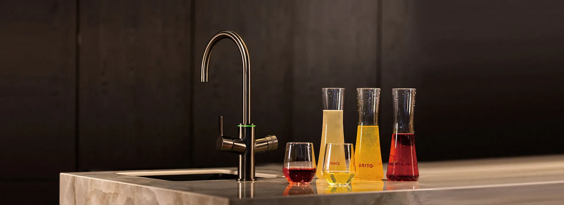 Säfte und Limonaden aus dem Unito-Wasserhahn